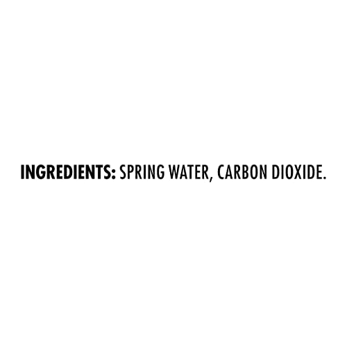 Saratoga Sparkling Water Bottles, 12-Pack - Carbonated Spring Bottled Water with Naturally Occurring Minerals & Electrolytes - Recycled PET Plastic Bottles - 28 Fl Oz