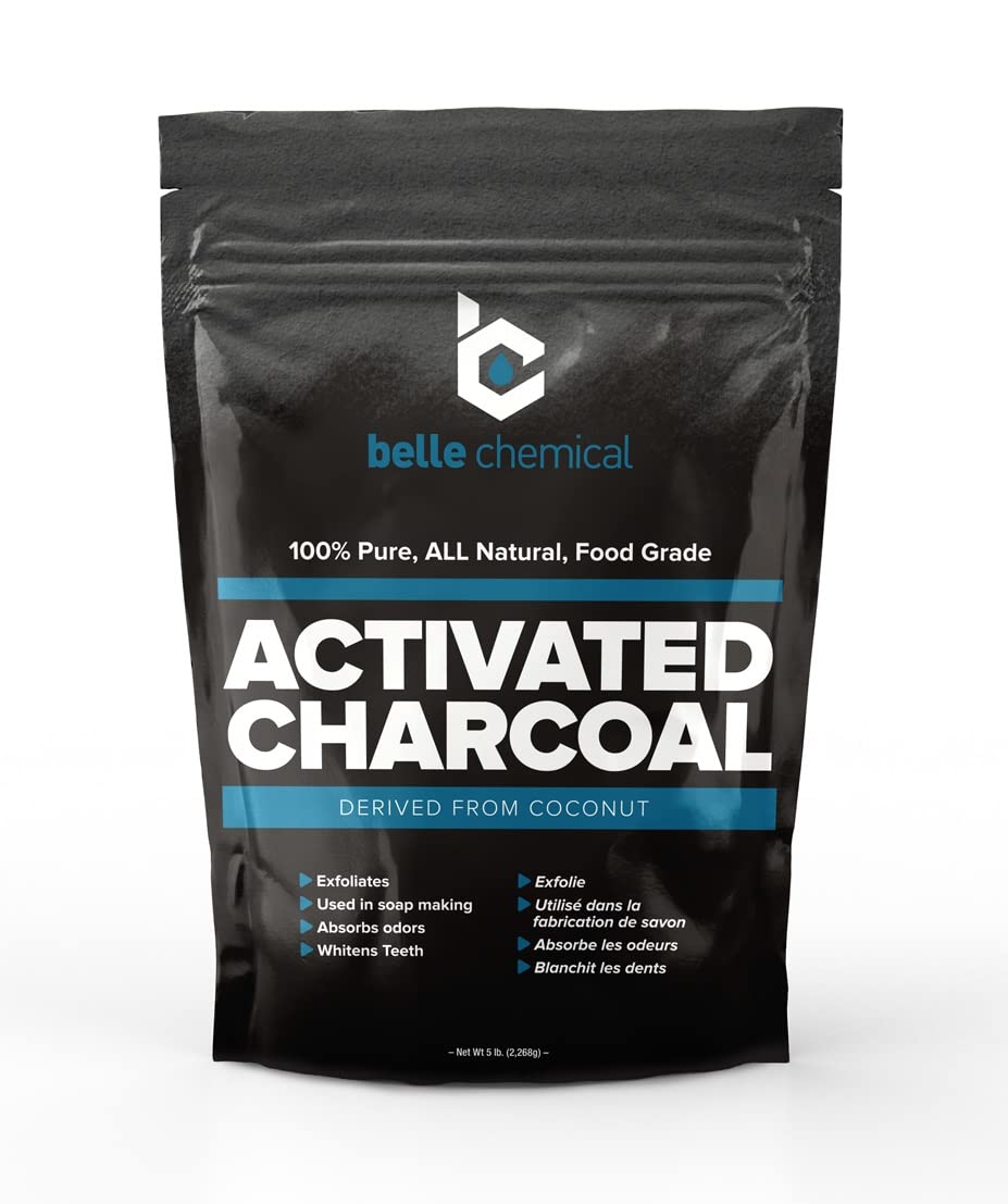 (1LB) Organic Coconut Activated Charcoal Powder - Food Grade, Kosher - Teeth Whitening, Facial Scrub, Soap Making (1 Ounce to 5 pounds (1 Pound)