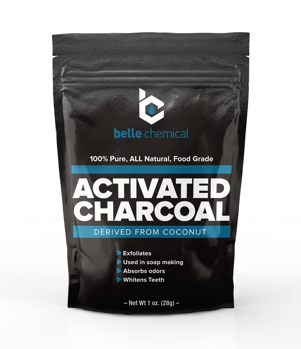 (1LB) Organic Coconut Activated Charcoal Powder - Food Grade, Kosher - Teeth Whitening, Facial Scrub, Soap Making (1 Ounce to 5 pounds (1 Pound)