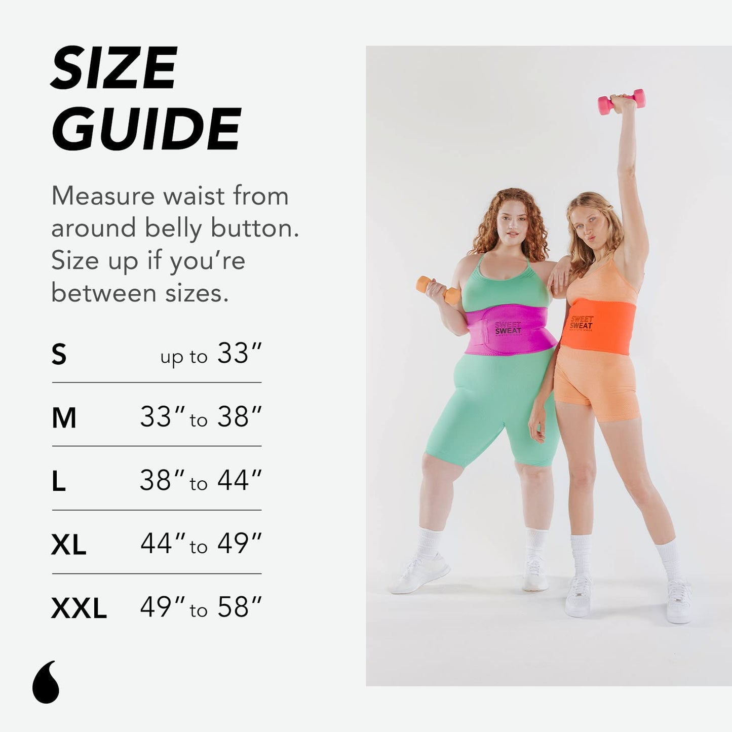 Sports Research Sweet Sweat Waist Trimmer Get More from Your Workout - Sweat Band Increases Stomach Temp to Cut Water Weight - Gym Waist Trainer Belt for Women & Men - Faja para Hacer Ejercicios