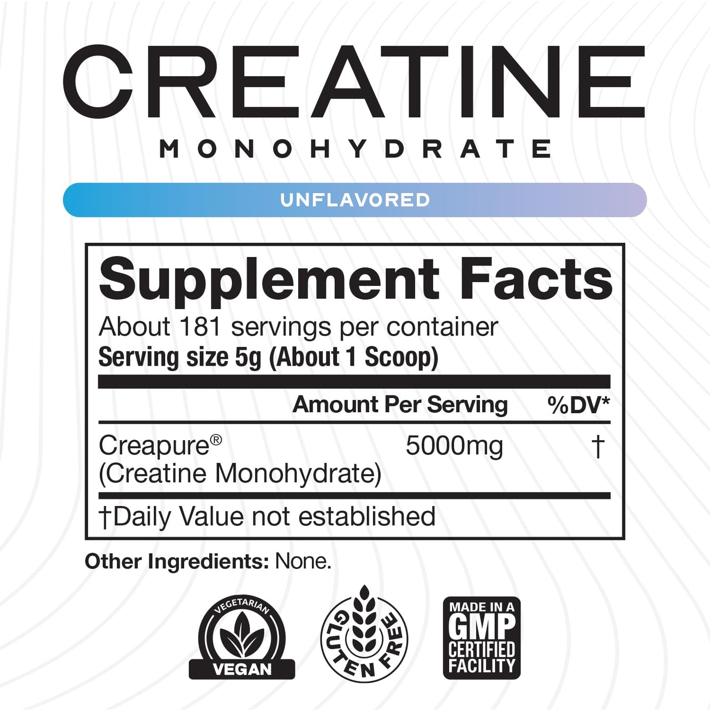 Muscle Feast Creapure Creatine Monohydrate Powder, Vegan Keto Friendly Gluten-Free, Mass Gainer, Muscle Recovery Supplement and Best Creatine for Muscle Growth, Unflavored, 300g