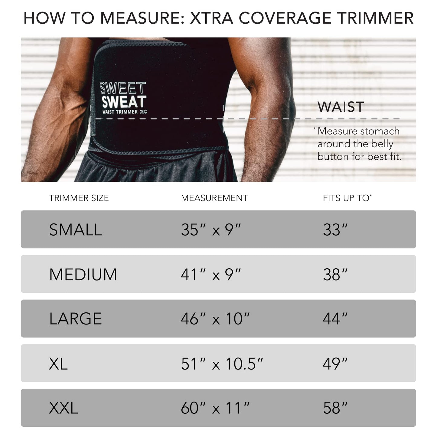 Sports Research Sweet Sweat Waist Trimmer Get More from Your Workout - Sweat Band Increases Stomach Temp to Cut Water Weight - Gym Waist Trainer Belt for Women & Men - Faja para Hacer Ejercicios