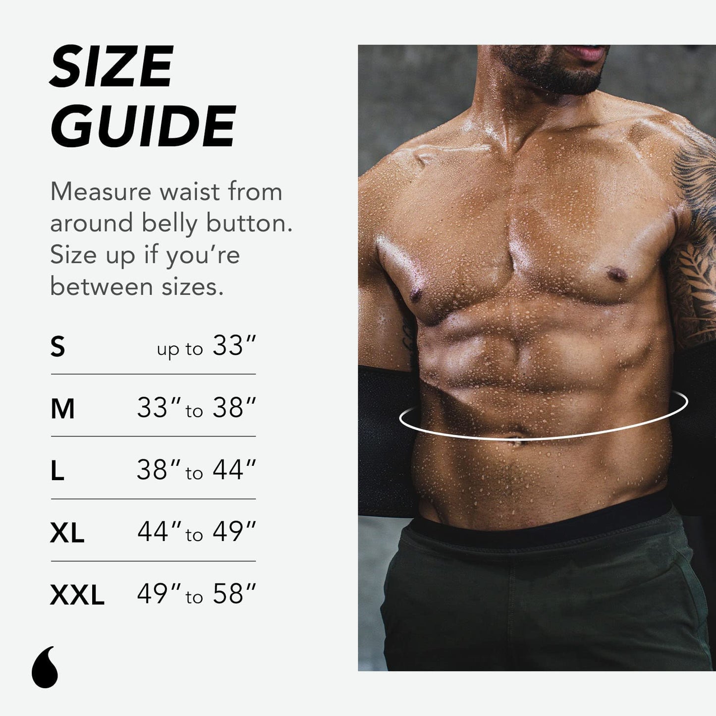 Sports Research Sweet Sweat Waist Trimmer Get More from Your Workout - Sweat Band Increases Stomach Temp to Cut Water Weight - Gym Waist Trainer Belt for Women & Men - Faja para Hacer Ejercicios
