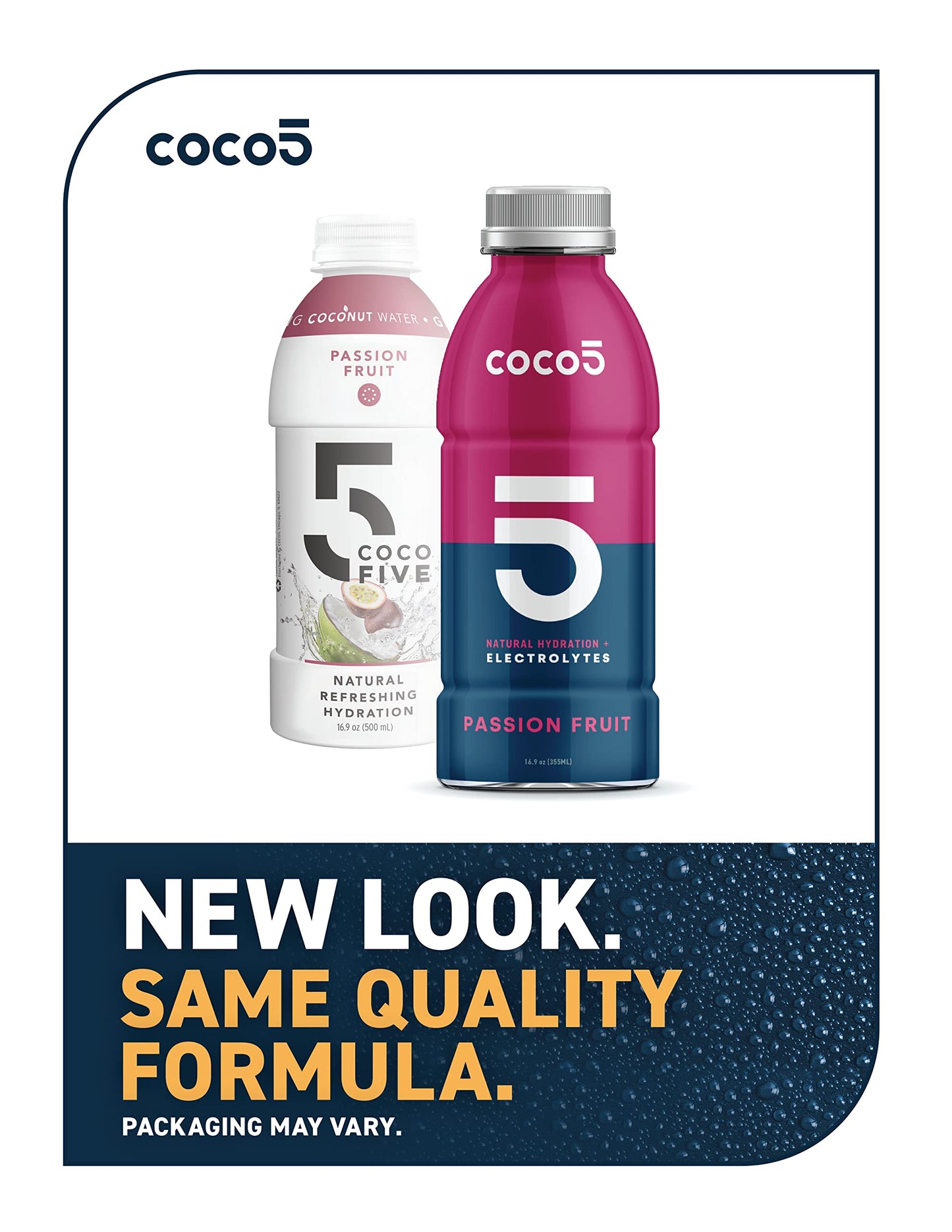 Coco5 Clean Sports Hydration Cherry Flavor | 100% Natural | 50% Less Sugar | Nothing Artificial | Non-GMO | Gluten Free | Developed by Pro Trainers for Pro Athletes | 16.9 OZ (Pack - 12)